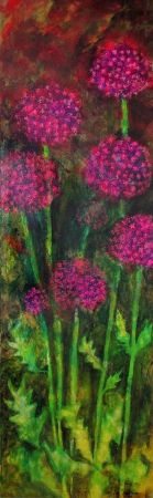 Midnight Floral 4 by artist Francine Funke
